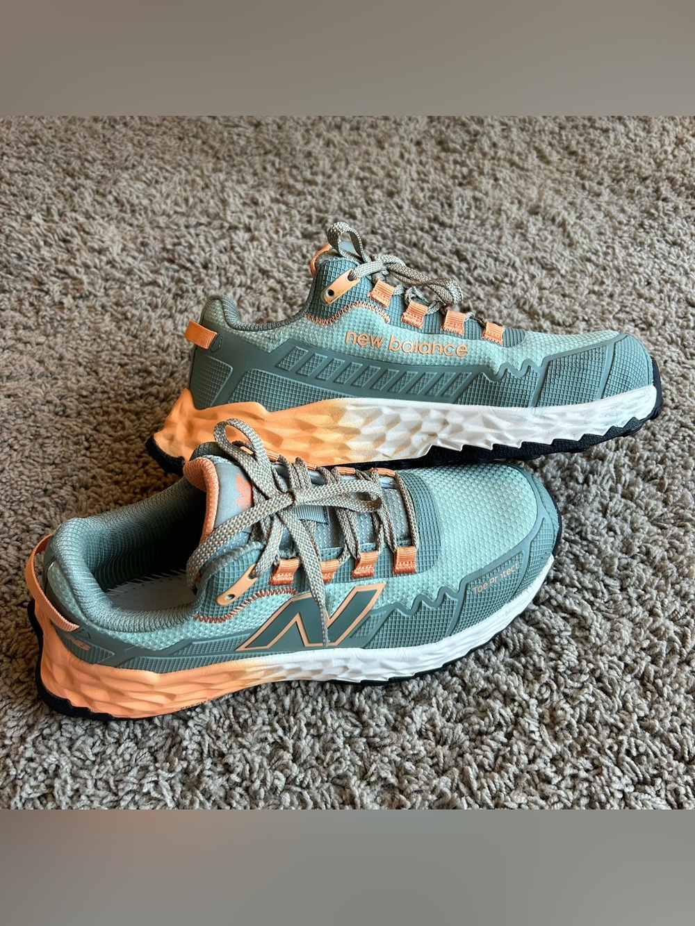 New Balance Womens 7.5 Fresh Foam Cremorne Pumpkin Safety Toe Protect(No Insole)